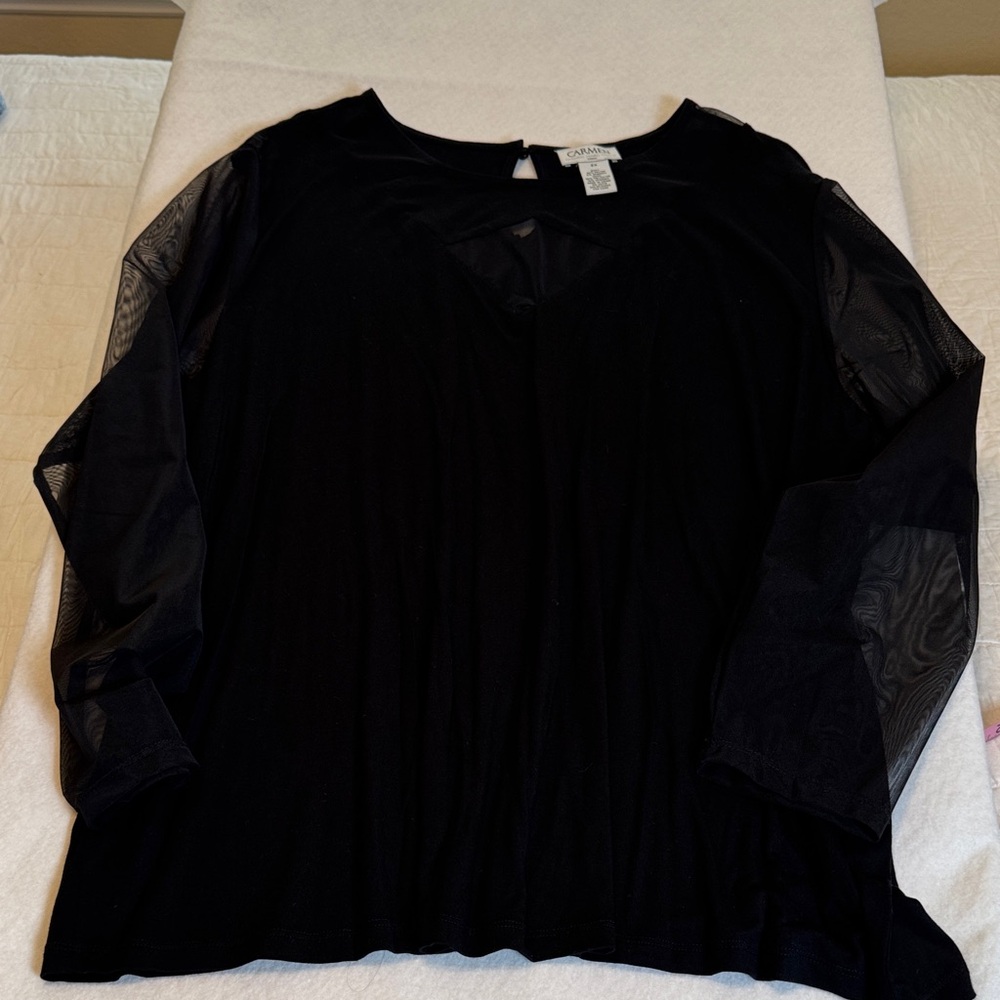 Carmen Marc‎ Valvo Women's Dressy Top Size 3X